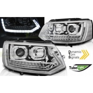 VW T5 2010- LED TUBE LIGHT CHROM - diodowe światła jazdy dziennej LPVWS5