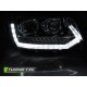 Lampy przód VW T5 10- LED TUBE LIGHT CHROM - diodowe światła dzienne LPVWS5