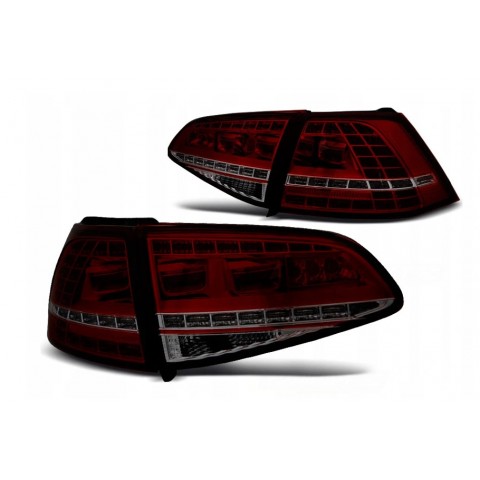 VW Golf 7 - RED SMOKE LED SPORT SEQ - DIODOWE Dynamiczne LDVWM4