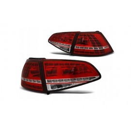 VW Golf 7 - RED WHITE LED SPORT SEQ - DIODOWE Dynamiczne LDVWM3
