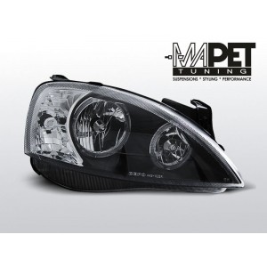 Opel Corsa C clearglass Black Angel Eyes LPOP93 DEPO
