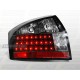 Lampy tył Audi A4 B6 Sedan - Black LED - Czarne Diodowe LDAU28
