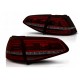 Lampy tył VW Golf 7 - SPORT RED SMOKE SEQ - DIODOWE Dynamiczne LDVWI7