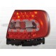 Lampy tył Audi A4 B5 Sedan - Clear Red/White Led - Diodowe LDAU07