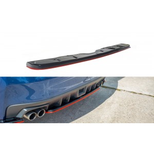 Dyfuzor Tylnego Zderzaka V.2 Black+Red - SUBARU WRX STI