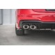 Dyfuzor Tylnego Zderzaka + Atrapy Wydechu - Audi A7 C8 S-Line - S7 look