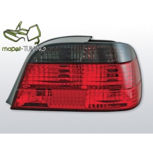 BMW E38 Sedan Clear Red/Black LTBM45