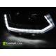 Lampy przód VW T5 2010- BLACK T6 LOOK diodowe światła dzienne LPVWT2