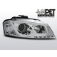 Lampy przód Audi A3 8P 08-12 Tube Light CHROM LED LPAU99
