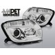 Lampy przód DACIA DUSTER 04.10- CHROM TUBE LIGHT LPDA01