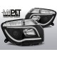 Lampy przód DACIA DUSTER 04.10- BLACK TUBE LIGHT LPDA02