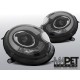Lampy przód MINI COOPER 06-14 BLACK LED czarne diodowe LPMC09