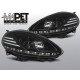 lampy przód FIAT PUNTO EVO 10.09-12 BLACK DRL LED diodowe dzienne LPFI28