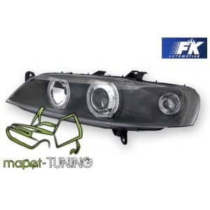 Opel Vectra B clearglass BLACK Angel Eyes FK 99-02 LPOP84