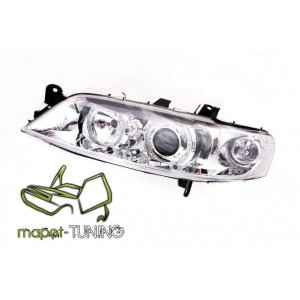 Opel Vectra B clearglass CHROM Angel Eyes 99-02 LPOP83 DEPO