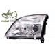 Lampy przód Opel Vectra C 02-04 clearglass CHROM Angel Eyes LPOP25 DEPO