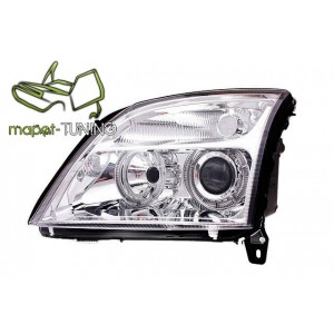 Opel Vectra C 02-04 clearglass CHROM Angel Eyes LPOP25 DEPO