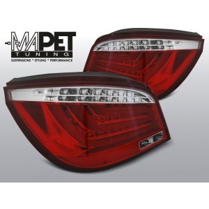 BMW E60 RED / WHITE LED BAR diodowe + diodowy kierunkowskaz LDBME8