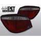 Lampy tył BMW E60 03-07 SMOKED RED LED BAR Neon - diodowe LDBME9