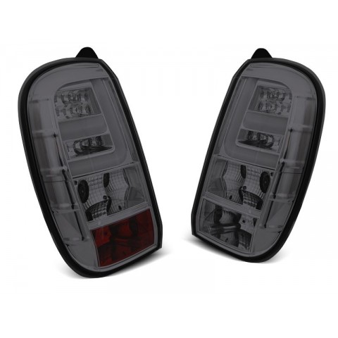 Lampy tył DACIA DUSTER 04.10- SMOKED BLACK LED BAR diodowe LDDA04