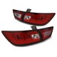 Lampy tył RENAULT CLIO IV HATCHBACK - RED WHITE LED BAR diodowe LDRE02