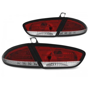 Seat Leon II 1P FL - Red / White LED - DIODOWE LDSE26