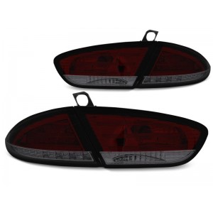 Lampy tył Seat Leon II 1P 09-13 Smoked Red LED - DIODOWE LDSE27