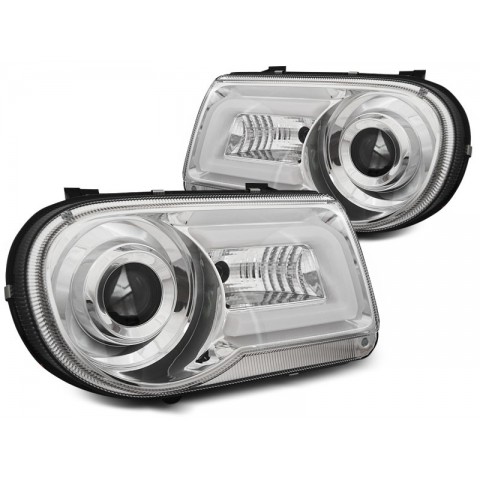 Lampy przód CHRYSLER 300C - CHROM TUBE LIGHT LED LPCH21