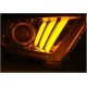Lampy przód FORD MUSTANG V - BLACK LED z dynamicznym kierunk. LPFO71