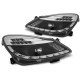 Lampy przód Opel Corsa D - LED BLACK - diodowe LPOPA3