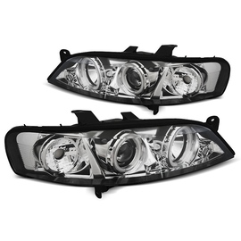 Lampy przód Opel Vectra B 99-02 - Chrom Angel Eyes CCFL LPOPA6