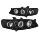 Lampy przód Opel Vectra B 99-02 - Black Angel Eyes CCFL LPOPA7