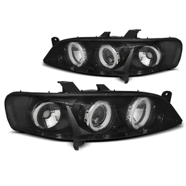 Lampy przód Opel Vectra B 99-02 - Black Angel Eyes CCFL LPOPA7