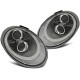 Lampy przód PORSCHE 911 (997) 04-09 SILVER TUBE XENON - ksenonowe LPPO05