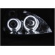 Lamy przód Renault Clio 2 01-05 Angel Eyes CCFL CHROM - ringi LPRE33