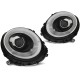 Lampy przód Mini Cooper 06-14 Tube LED BLACK - diodowe LPMC13