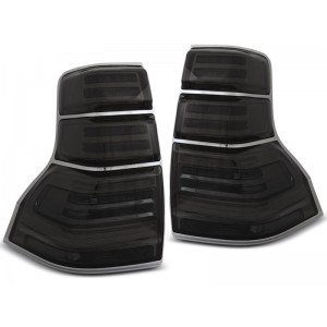 Lampy tył Toyota Land Cruiser 150 Black LED - diodowe LDTO22