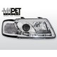 Lampy przód Audi A3 96-00 - CHROM LED - LPAU27
