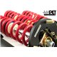 BMW E21 - gwint MTS-technik + camber Plates Black Gold Edition (51mm)