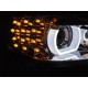 Lampy przód BMW E90 / E91 Xenon Angel Eyes CHROM Ringi 3D LED LPBMM9