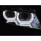 Lampy przód BMW E90 / E91 Xenon Angel Eyes CHROM Ringi 3D LED LPBMM9