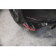 Splittery Boczne Tylnego Zderzaka ABS - VW Golf 7 GTI TCR RED - czerwone