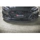 Przedni Splitter / dokładka ABS + Flaps (V.1) - Audi RS5 F5 Facelift