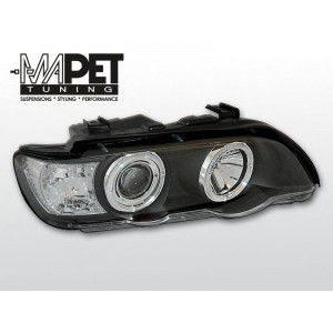 BMW E53 X5 Angel Eyes BLACK czarne Ringi BM45