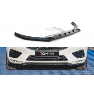 Przedni Splitter / dokładka ABS (wer.2) - Volvo XC60 Mk2 R-Design