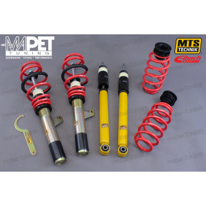 VW Golf 6 - nac. -1035kg - Zawieszenie Gwintowane MTS Technik BLACK GOLD EDITION