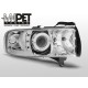 Lampy przód DODGE RAM 94-01 - CHROM Angel Eyes LPDO01