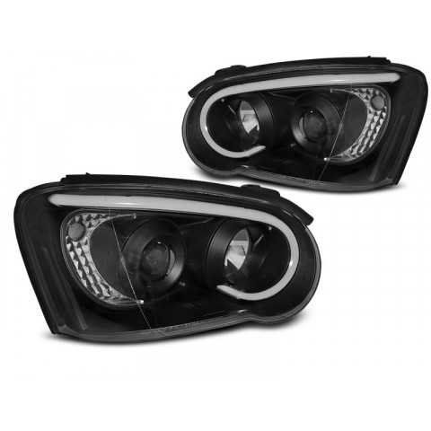 Lampy przód Subaru Impreza II GD 03-05 BLACK LED - diodowe LPSU14