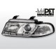Lampy przód Audi A4 B5 94-99 - CHROM LED diodowe - LPAU25