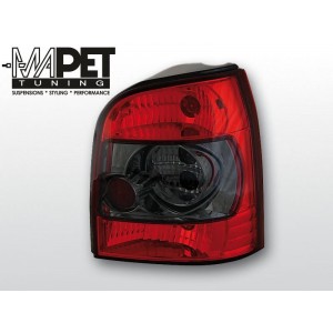 Lampy tył Audi A4 B5 Avant Kombi Clear Red/Black - LTAU22